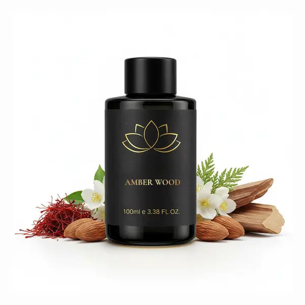 Amber Wood – Saffron / CedarWoods / Caramel – 100ml