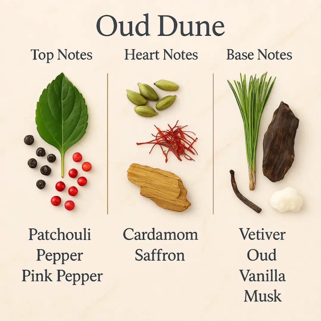 Oud Dune - Vanilla / Oud / Musk - 100ml